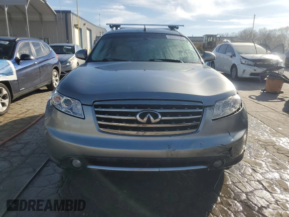 2008 Infiniti FX with VIN JNRAS08U48X101003, listed as a Copart auction lot 46647725 with 208,768 mi miles and Salvage title. Bid and sale history available at DreamBid. Image 5.