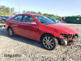 2006 Acura TSX with VIN JH4CL96806C016632, listed as a Copart auction lot 52476575 with 148,279 mi miles and Salvage Title. Bid and sale history available at carsss.com. Image 4.