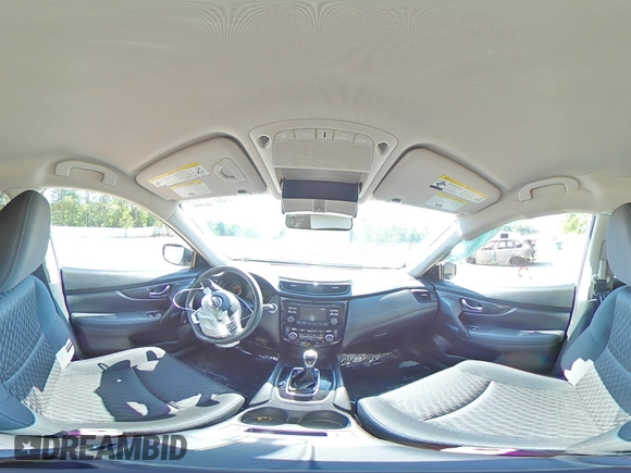 2017 Nissan Rogue SV with VIN KNMAT2MV2HP595790, listed as a Copart auction lot 55877705 with 42,816 mi miles and Salvage title. Bid and sale history available at DreamBid. Image 15.