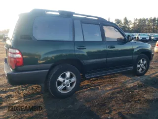2003 Toyota Land Cruiser with VIN JTEHT05J432035589, listed as a Copart auction lot 86893594 with 165,451 mi miles and Salvage Title. Bid and sale history available at carsss.com. Image 3.