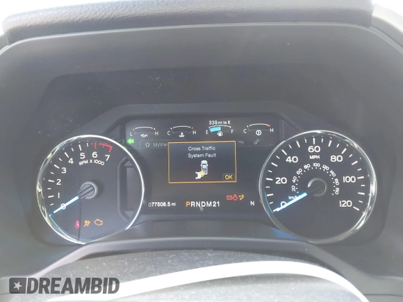 2016 Ford F-150 XL with VIN 1FTEW1CF0GKD32450, listed as a IAAI auction lot 41609655 with 77,508 mi miles and . Bid and sale history available at DreamBid. Image 7.