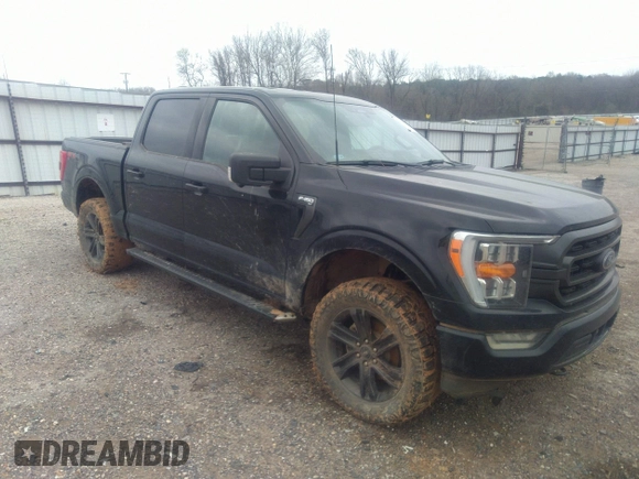 2022 Ford F-150 XL with VIN 1FTFW1E89NKE60072, listed as a IAAI auction lot 41778613 with 61,555 mi miles. Bid and sale history available at carsss.com. Image 1.