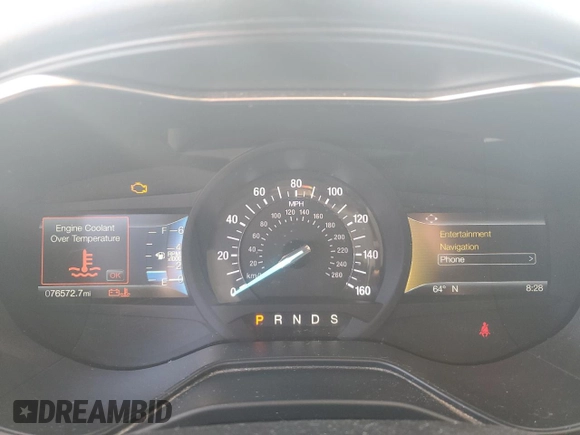 2020 Ford Fusion Titanium with VIN 3FA6P0D98LR176335, listed as a Copart auction lot 55323275 with 76,572 mi miles and Salvage title. Bid and sale history available at DreamBid. Image 9.