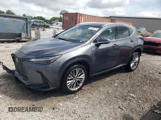 2022 Lexus NX 350h Luxury with VIN JTJHKCEZ9N2000478, listed as a Copart auction lot 53864374 with 27,986 mi miles and Salvage Title. Bid and sale history available at DreamBid. Image 1.