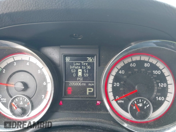 2013 Dodge Durango Crew z VIN 1C4RDJDG3DC685995, wystawiony jako IAAI lot #42490067 z przebiegiem 205 806 mil mil oraz . Historia ofert i sprzedaży dostępna na DreamBid. Obrazek 7.