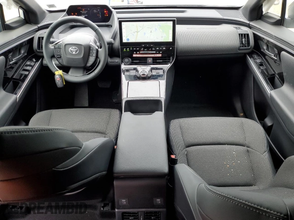 2024 Toyota bZ4X XLE with VIN JTMABACA2RA087660, listed as a Copart auction lot 61295995 with 2,288 mi miles and Salvage title. Bid and sale history available at DreamBid. Image 8.