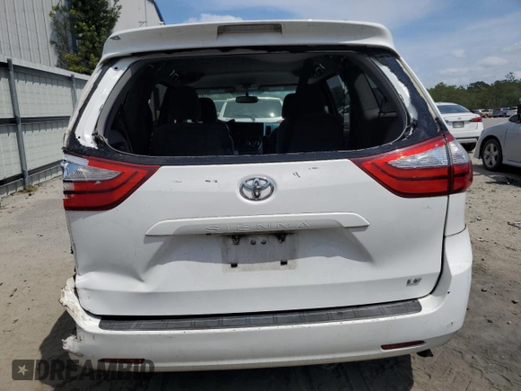 2015 Toyota Sienna LE AAS with VIN 5TDKK3DC5FS579839, listed as a Copart auction lot 54188505 with 189,960 mi miles and Salvage Title. Bid and sale history available at DreamBid. Image 6.