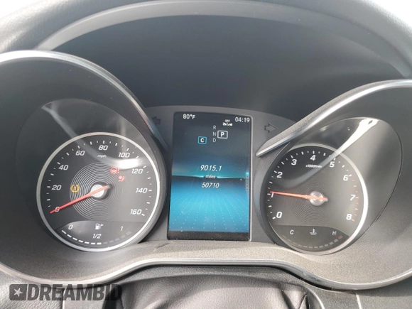 2019 Mercedes-Benz C 300 z VIN WDDWF8DB3KR501438, wystawiony jako Copart lot #51296765 z przebiegiem 50 710 mil mil oraz Szkoda całkowita • Salvage title. Historia ofert i sprzedaży dostępna na DreamBid. Obrazek 9.