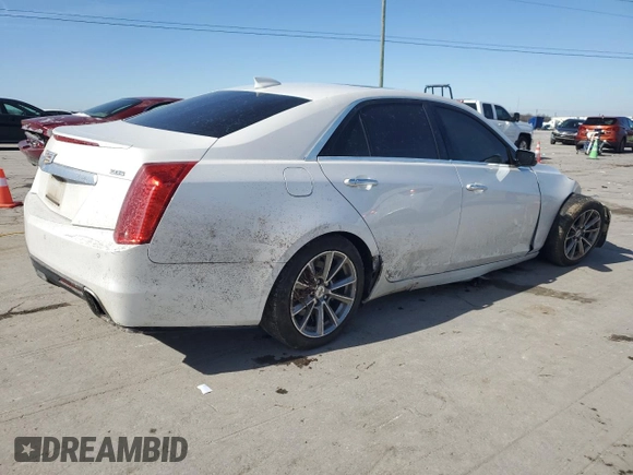 2017 Cadillac CTS Luxury RWD with VIN 1G6AR5SS3H0146350, listed as a Copart auction lot 46511605 with 141,857 mi miles and Salvage Title. Bid and sale history available at DreamBid. Image 3.