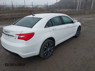 2012 Chrysler 200 S with VIN 1C3CCBHG3CN308745, listed as a IAAI auction lot 41907963 with 104,054 mi miles. Bid and sale history available at carsss.com. Image 4.