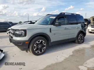 2024 Ford Bronco Sport Outer Banks with VIN 3FMCR9C67RRE16594, listed as a Copart auction lot 64382965 with 14,329 mi miles and Salvage title. Bid and sale history available at DreamBid. Image 1.
