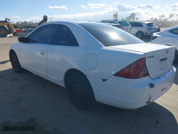 2002 Honda Civic LX with VIN 1HGEM22532L035360, listed as a IAAI auction lot 41759486 with 264,416 mi miles. Bid and sale history available at carsss.com. Image 3.