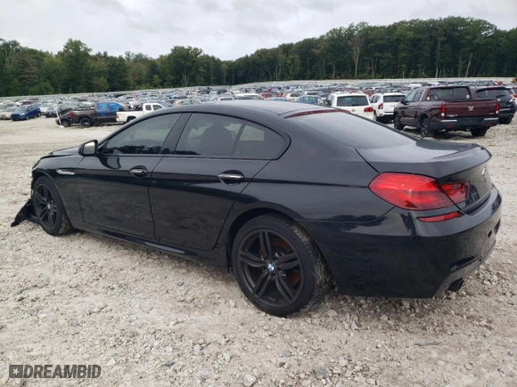 2015 BMW 6 Series 640i xDrive with VIN WBA6B8C56FD453645, listed as a Copart auction lot 68532103 with 0 mi miles and Salvage Title. Bid and sale history available at carsss.com. Image 2.