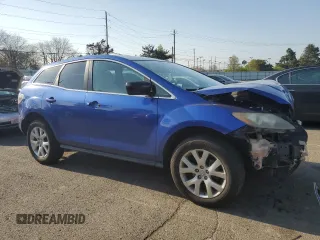 2007 Mazda CX-7 Sport with VIN JM3ER293370118596, listed as a Copart auction lot 53685115 with 195,995 mi miles and Salvage Title. Bid and sale history available at carsss.com. Image 4.