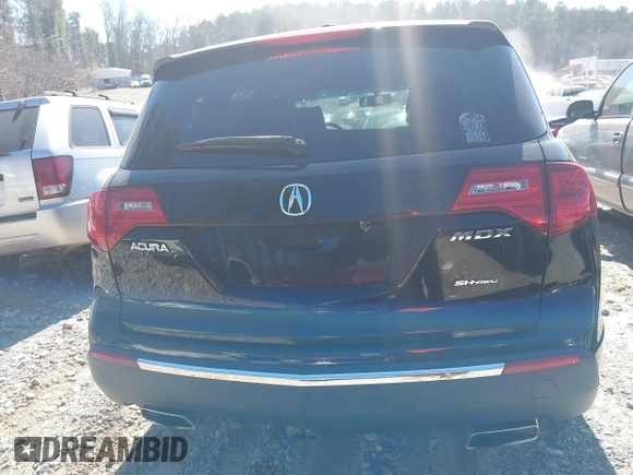 2011 Acura MDX with VIN 2HNYD2H22BH535672, listed as a IAAI auction lot 41647709 with 177,547 mi miles. Bid and sale history available at carsss.com. Image 16.