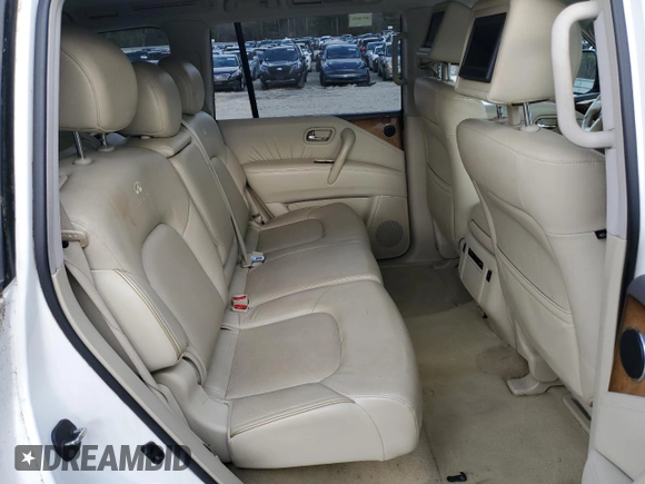 2012 Infiniti QX56 8-passenger z VIN JN8AZ2NC3C9317364, wystawiony jako Copart lot #49665145 z przebiegiem 228 371 mil mil oraz Czysty tytuł • Clean title. Historia ofert i sprzedaży dostępna na DreamBid. Obrazek 11.