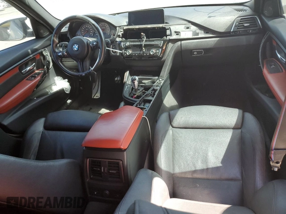 2016 BMW M3 with VIN WBS8M9C54G5E68485, listed as a Copart auction lot 61031043 with 77,625 mi miles. Bid and sale history available at carsss.com. Image 8.