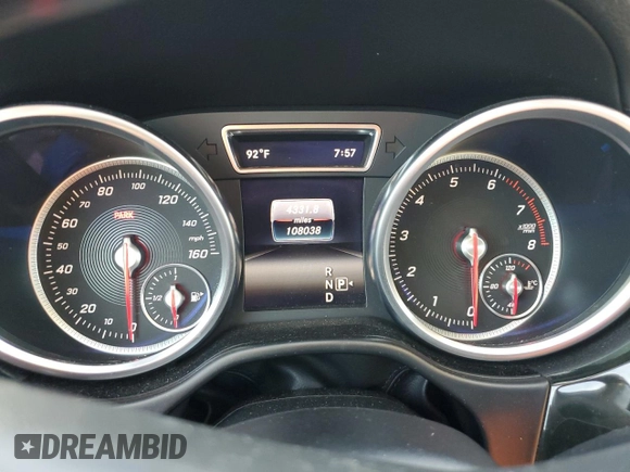 2016 Mercedes-Benz GLE 400 with VIN 4JGDA5GB7GA705851, listed as a Copart auction lot 64420165 with 108,038 mi miles and Clean title. Bid and sale history available at DreamBid. Image 9.