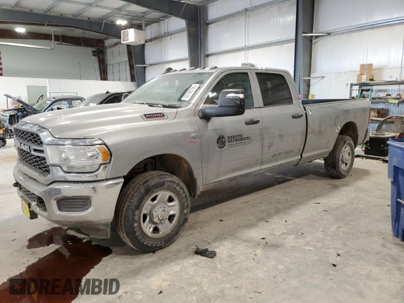 2023 Ram 2500 Tradesman with VIN 3C6UR5HL7PG505324, listed as a Copart auction lot 88786795 with 16,837 mi miles and Salvage Title. Bid and sale history available at carsss.com. Image 1.