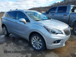 2017 Buick Envision Premium I with VIN LRBFXESX1HD195767, listed as a IAAI auction lot 40829131 with 114,690 mi miles and . Bid and sale history available at DreamBid. Image 1.
