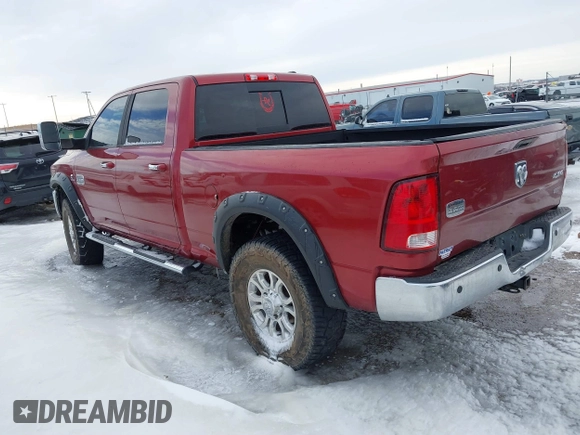 2012 Ram 2500 Laramie Longhorn with VIN 3C6UD5GLXCG236438, listed as a IAAI auction lot 41718933 with 139,564 mi miles. Bid and sale history available at carsss.com. Image 3.