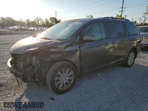 2011 Toyota Sienna LE with VIN 5TDJK3DC8BS005712, listed as a Copart auction lot 50637855 with 89,704 mi miles and Salvage Title. Bid and sale history available at carsss.com. Image 1.