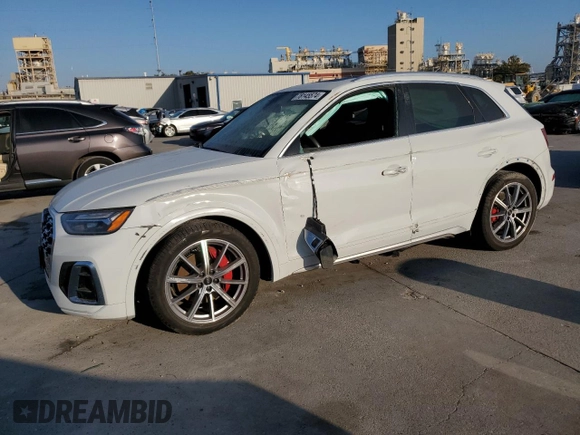 2021 Audi SQ5 Premium Plus with VIN WA1B4AFY4M2047052, listed as a Copart auction lot 78145574 with 28,672 mi miles and Salvage Title. Bid and sale history available at DreamBid. Image 1.