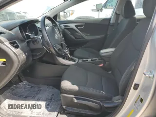 2015 Hyundai Elantra SE with VIN 5NPDH4AE8FH639606, listed as a Copart auction lot 55970335 with 87,714 mi miles and Salvage title. Bid and sale history available at DreamBid. Image 7.