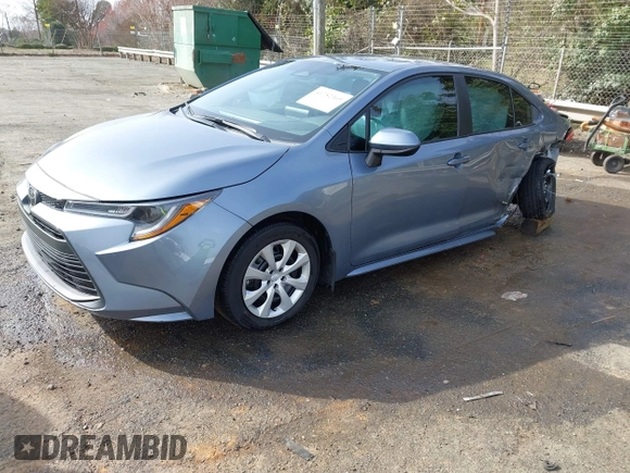 2024 Toyota Corolla LE with VIN 5YFB4MDE3RP227776, listed as a IAAI auction lot 41752369 with 4,822 mi miles. Bid and sale history available at carsss.com. Image 2.