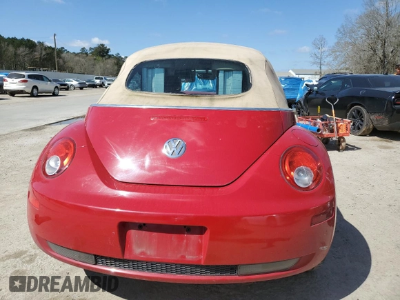 2006 Volkswagen Beetle with VIN 3VWRF31Y16M322189, listed as a Copart auction lot 48526315 with 199,796 mi miles and Salvage title. Bid and sale history available at DreamBid. Image 6.