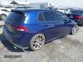 2022 Volkswagen Golf GTI SE with VIN WVW487CD6NW189484, listed as a IAAI auction lot 41695732 with 36,854 mi miles. Bid and sale history available at carsss.com. Image 4.