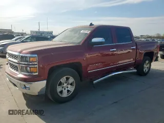 2015 Chevrolet Silverado 1500 LTZ with VIN 3GCPCSEC2FG181790, listed as a Copart auction lot 50261545 with 86,120 mi miles and Salvage Title. Bid and sale history available at DreamBid. Image 1.