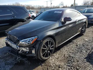 2019 Mercedes-Benz C 300 with VIN WDDWJ8EB5KF856691, listed as a Copart auction lot 82605784 with 59,543 mi miles and Salvage Title. Bid and sale history available at carsss.com. Image 1.