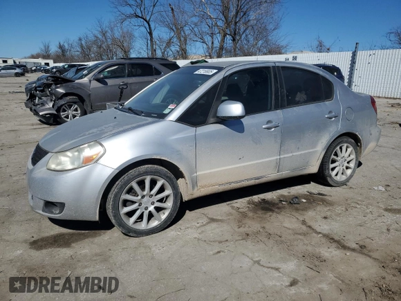 2011 Suzuki SX4 LE with VIN JS2YC5A27B6301040, listed as a Copart auction lot 47218805 with 106,474 mi miles and Salvage Title. Bid and sale history available at carsss.com. Image 1.