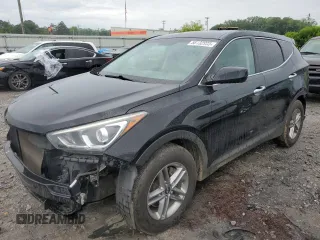 2018 Hyundai Santa Fe 2.4L with VIN 5XYZT3LB4JG538614, listed as a Copart auction lot 58132995 with 150,407 mi miles and Salvage title. Bid and sale history available at DreamBid. Image 1.