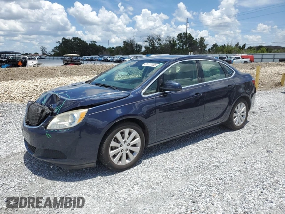 2016 Buick Verano with VIN 1G4PP5SK1G4100869, listed as a Copart auction lot 61177405 with 89,191 mi miles and Salvage title. Bid and sale history available at DreamBid. Image 1.