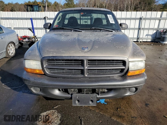 2002 Dodge Dakota with VIN 1B7FL16XX2S702359, listed as a Copart auction lot 43026735 with 103,633 mi miles and Salvage Title. Bid and sale history available at carsss.com. Image 5.