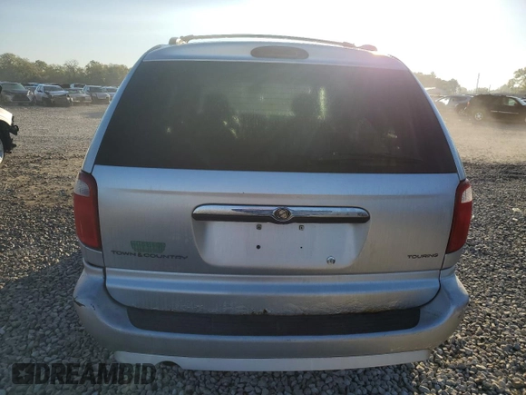 2007 Chrysler Town & Country LWB Touring with VIN 2A4GP54L97R153160, listed as a Copart auction lot 74338364 with 102,657 mi miles and Salvage Title. Bid and sale history available at carsss.com. Image 6.