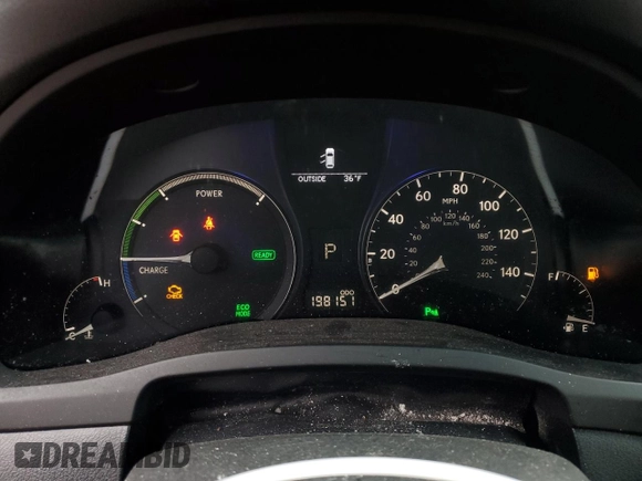 2011 Lexus RX 450h with VIN JTJBC1BA3B2417922, listed as a Copart auction lot 86585024 with 198,151 mi miles and Salvage title. Bid and sale history available at DreamBid. Image 9.