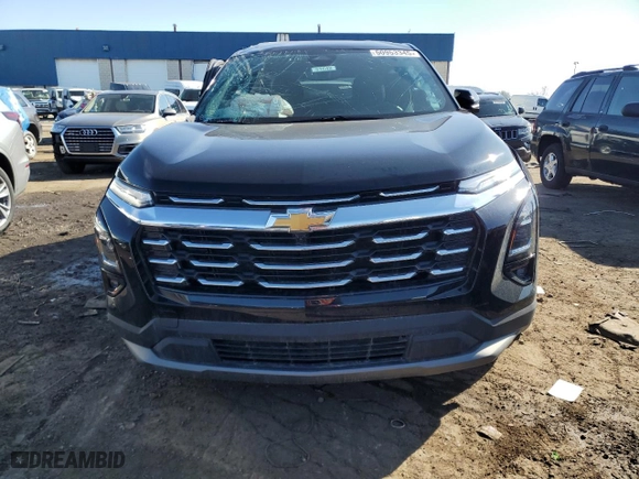 2025 Chevrolet Equinox FWD LT with VIN 3GNAXHEG6SL164015, listed as a Copart auction lot 50953345 with 1,894 mi miles and Salvage Title. Bid and sale history available at carsss.com. Image 5.