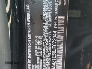 2018 BMW 4 Series 430i with VIN WBA4Z1C56JEC72044, listed as a Copart auction lot 44455245 with 47,077 mi miles and Salvage Title. Bid and sale history available at DreamBid. Image 14.