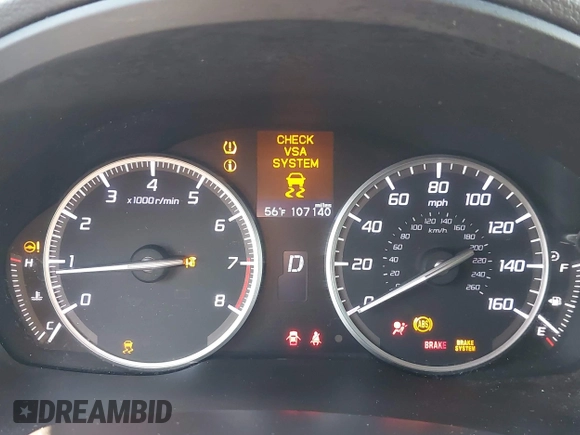 2016 Acura ILX with VIN 19UDE2F3XGA007589, listed as a IAAI auction lot 42018324 with 107,140 mi miles and . Bid and sale history available at DreamBid. Image 7.