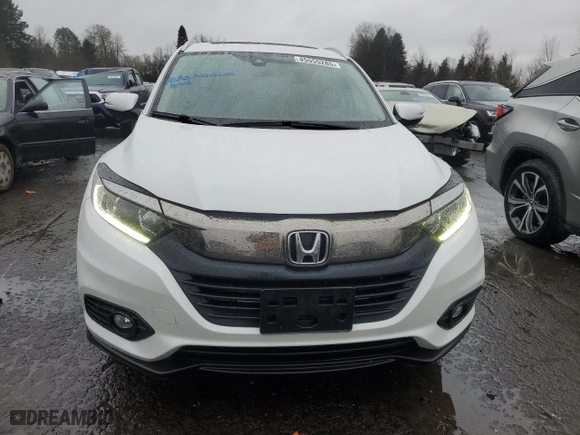 2022 Honda HR-V EX with VIN 3CZRU6H5XNM731046, listed as a Copart auction lot 45555285 with 24,561 mi miles and Salvage Title. Bid and sale history available at carsss.com. Image 5.