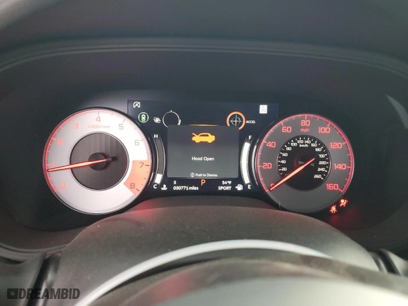 2023 Acura TLX w/A-Spec Package with VIN 19UUB6F53PA001876, listed as a Copart auction lot 47190255 with 30,771 mi miles and Salvage Title. Bid and sale history available at carsss.com. Image 9.
