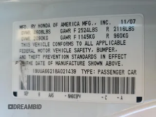 2008 Acura TL with VIN 19UUA66218A021439, listed as a Copart auction lot 48495395 with 181,640 mi miles and Clean Title. Bid and sale history available at carsss.com. Image 14.
