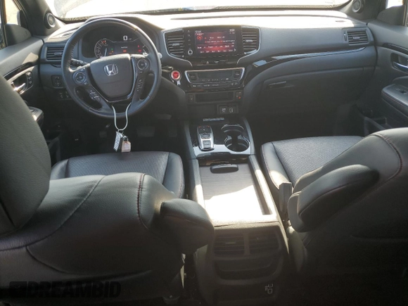 2023 Honda Ridgeline Black Edition with VIN 5FPYK3F85PB019576, listed as a Copart auction lot 48588305 with 56,563 mi miles and Salvage title. Bid and sale history available at DreamBid. Image 8.