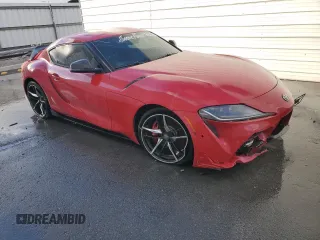 2020 Toyota GR Supra 3.0 with VIN WZ1DB4C09LW025142, listed as a Copart auction lot 44214385 with 58,178 mi miles and Clean Title. Bid and sale history available at carsss.com. Image 4.