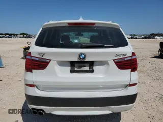2014 BMW X3 xDrive28i with VIN 5UXWX9C56E0D37539, listed as a Copart auction lot 52455925 with 122,040 mi miles and Salvage Title. Bid and sale history available at DreamBid. Image 6.