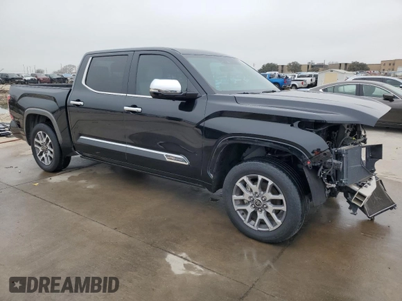 2022 Toyota Tundra 1794 Edition with VIN 5TFMA5DB1NX004452, listed as a Copart auction lot 43456365 with 37,191 mi miles and Salvage title. Bid and sale history available at DreamBid. Image 4.