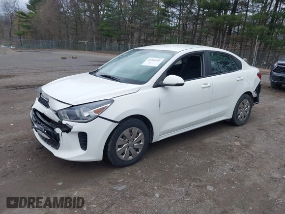 2018 Kia Rio LX with VIN 3KPA24AB2JE095126, listed as a IAAI auction lot 41954261 with 50,590 mi miles. Bid and sale history available at carsss.com. Image 20.